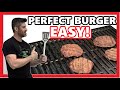 How to Grill A Burger - EASY! - Perfect Every Time! - Frozen Patty or Ground Beef - Hamburger