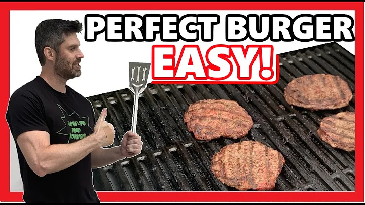 How to Grill A Burger - EASY! - Perfect Every Time! - Frozen Patty or Ground Beef - Hamburger