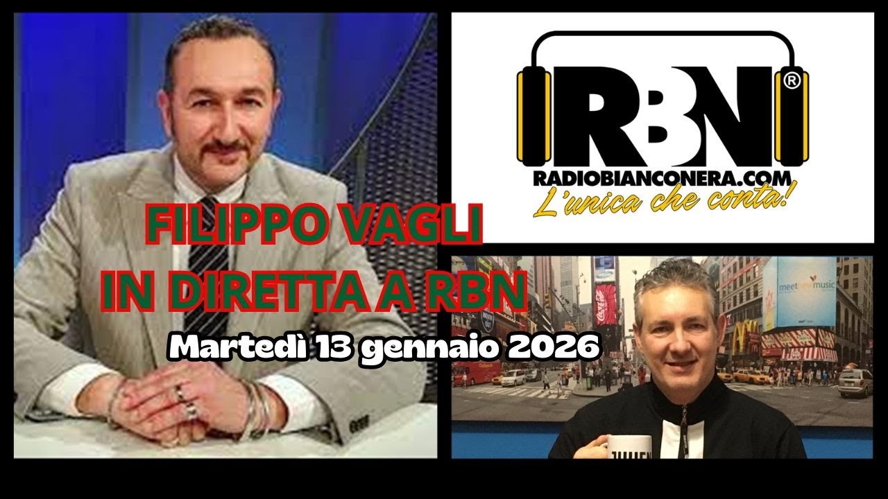 "Una mentalità nuova per questa Juve". FILIPPO VAGLI ospite di FRANCO LEONETTI a RADIO BIANCONERA