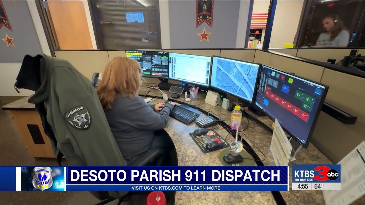 Behind the Badge: DeSoto Parish 911 Dispatch - YouTube