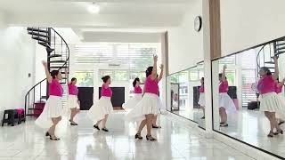 Bangunkan Aku Bila Langit terbakar line dance#Choreo Ira Erviana