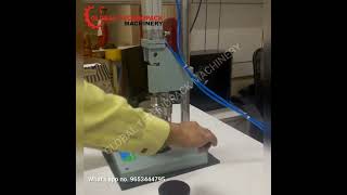 SEMI AUTO PNEUMATIC LUG CAPPER MACHINE FOR GLASS BOTTLE