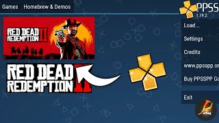 Play Red Dead Redemption 2 On PPSSPP | Playing Red dead redemption 2 in ppsspp gameplay test