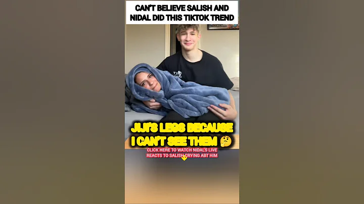 CAN'T BELIEVE Salish Matter and Nidal Wonder did this tiktok trend?😭😂 #nalish #shorts #trending #fyp