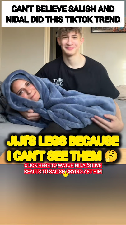 CAN'T BELIEVE Salish Matter and Nidal Wonder did this tiktok trend?😭😂 #nalish #shorts #trending #fyp