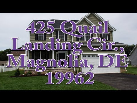 425 Quail Landing Cir, Magnolia, DE home video tour