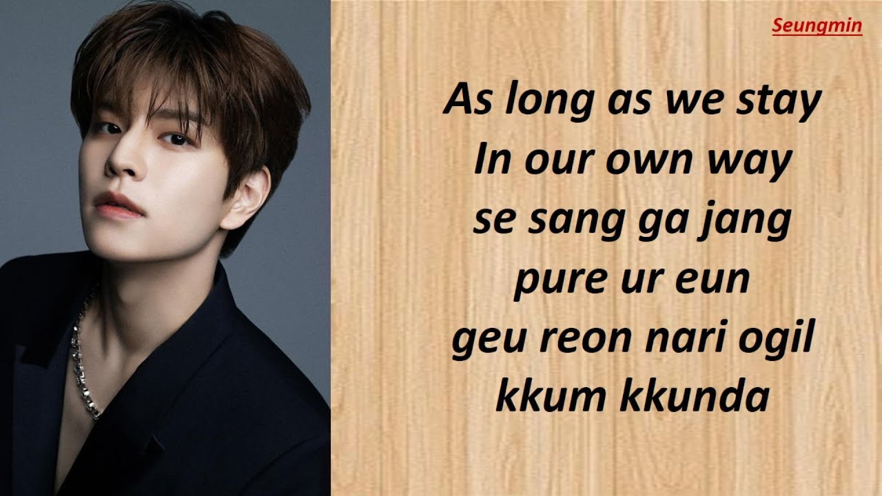 Seungmin (Stray Kids) 'As we are' Easy Lyrics