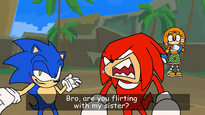 Bro, are you flirting with my sister?