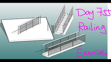 Revit Exercise (Day 755) Railing Baluster Panel Exercise