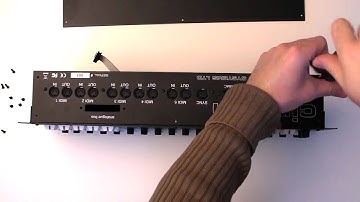 Cirklon tutorial 1 - desk to rack conversion