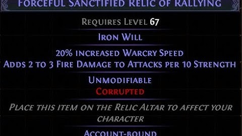 PoE 3.20 | Reave Strength Stacking