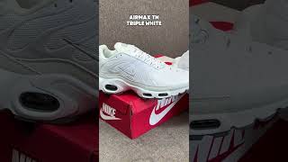 Airmax TN Triple White #casualwear #sneakers #fyp Airmax TN Triple White #casualwear #sneakers #fyp
