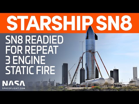 SpaceX Boca Chica - Starship SN8 Static Fire preps - Future Starships amass