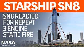Spacex Boca Chica - Starship Sn8 Static Fire Preps - Future Starships Am