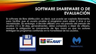 Clasificación de Software según las licencias Clasificación de Software según las licencias