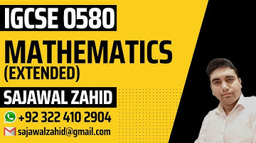 Statistics Stem and Leaf diagram, mean, median, mode IGCSE 0580 MATHEMATICS (Extended)