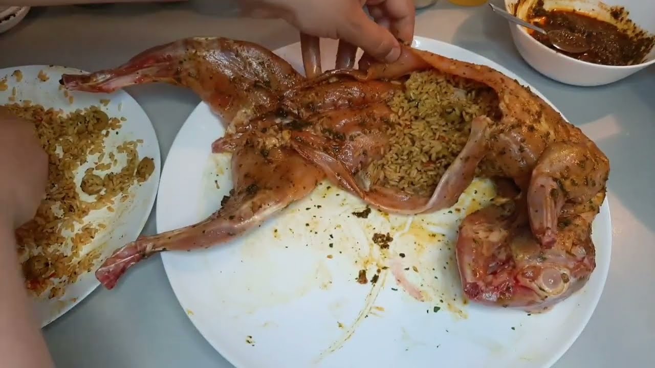 قنية في الفرن معمرة بالروز