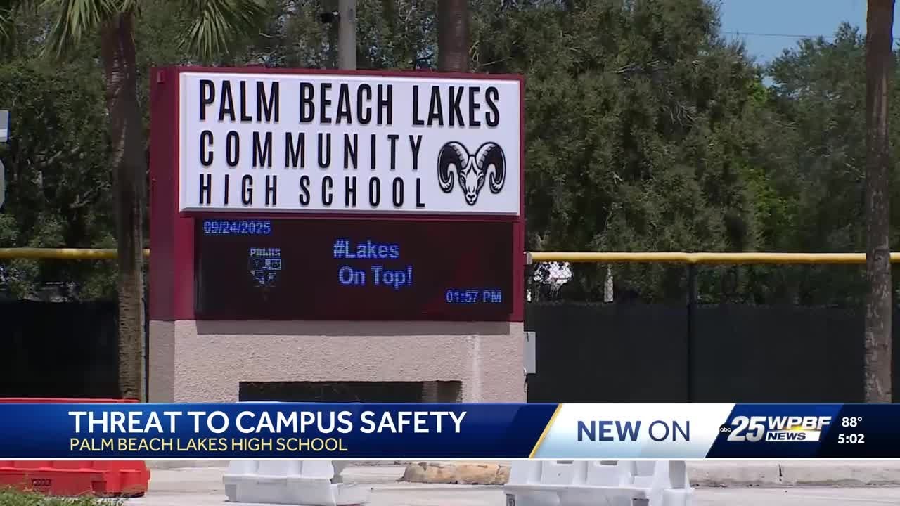 Increased police presence at Palm Beach Lakes High School after social media threat