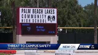 Increased police presence at Palm Beach Lakes High School after social media threat