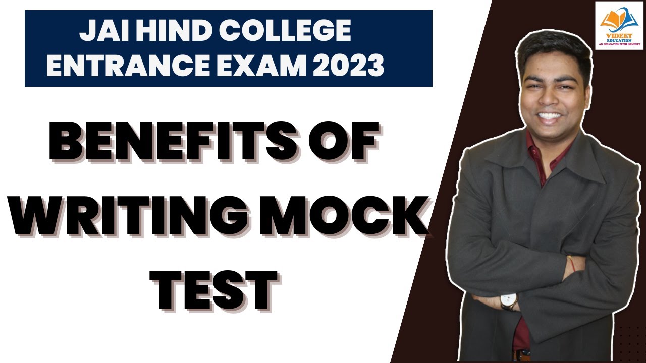 JAI HIND COLLEGE ENTRANCE EXAM 2023 I Benefits of writing mock test.