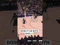 Wemby with the deep three from outer space and follows it up with a block