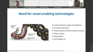 Soft Materials Technologies for bioinspired robot: Dr. Hareesh, Univ of Sussex, UK screenshot 4