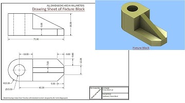 Fixture Block || Siemens NX Tutorial