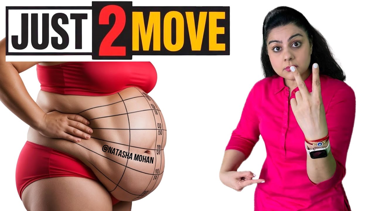 Just 2 Exercises For Stomach Fat (Beginner Friendly)
