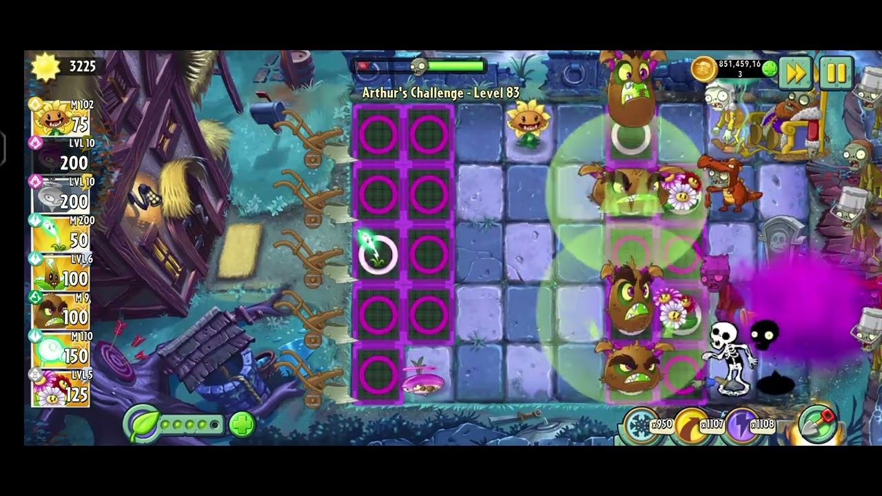 Pvz 2 Arthurs Chalengge lvl 85