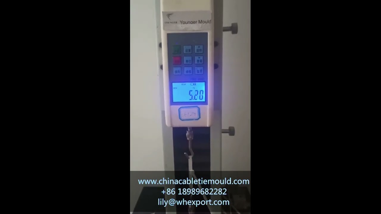 Cable ties Tensile strength test tool equipment