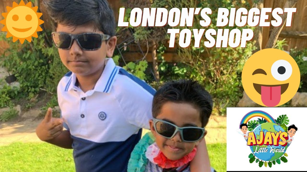 LONDON'S BIGGEST TOY SHOP! TOY HUNT! FUN CHALLENGE! SMYTHS TOY SUPERSTORE!! AJAY'S LITTLE WORLD