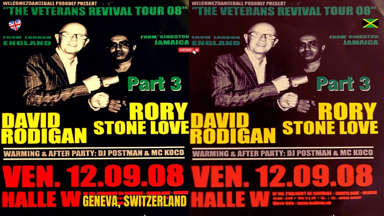 Stone Love w Rory vs. David Radigan 🔥 Veterans Revival Tour! Genève! Switzerland 2008