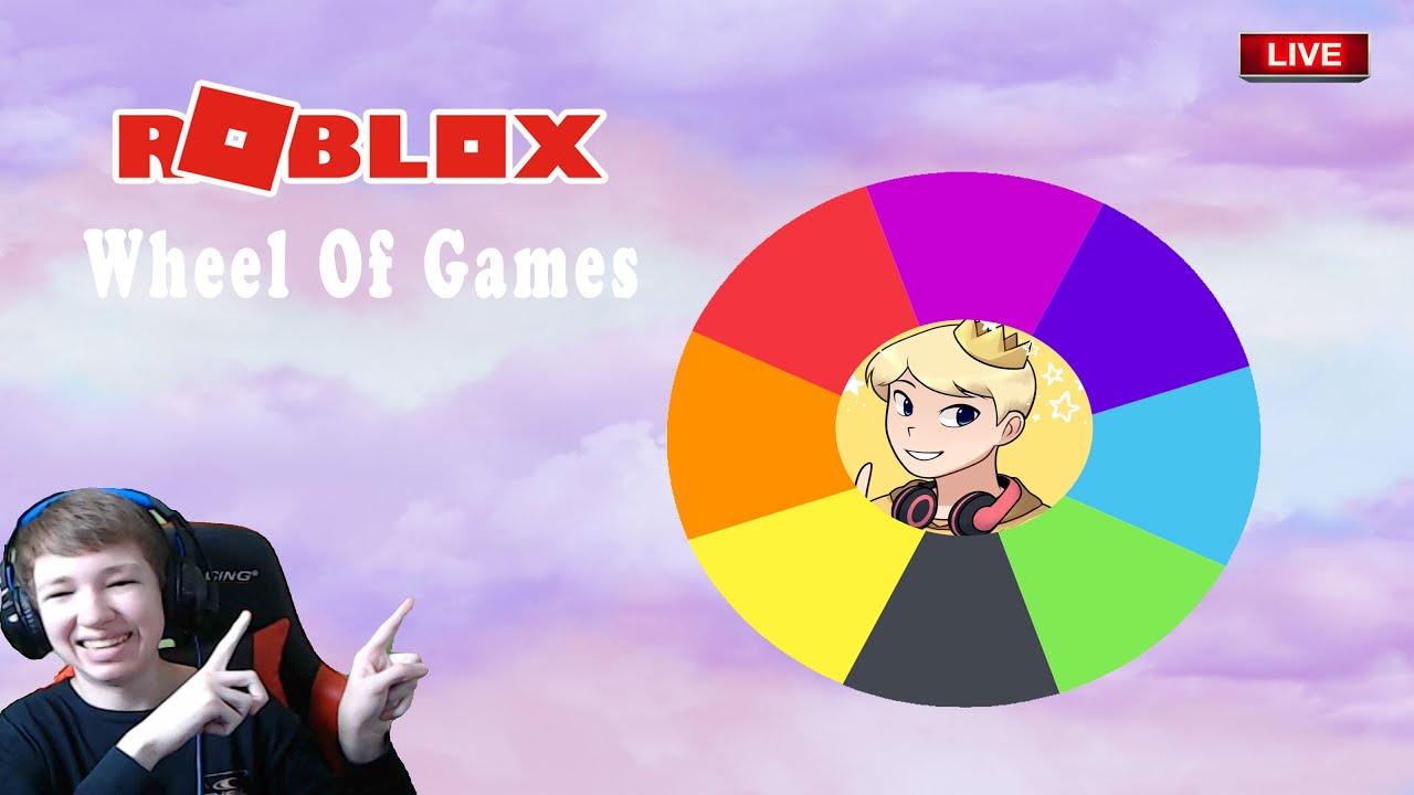 Mr. King Awesome Live Stream! Roblox Wheel of Games! 50 Likes= Friend ...