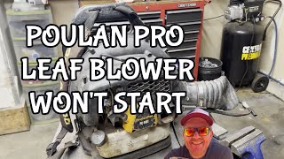Poulan Pro Leaf Blower Won't Start - Here's Why