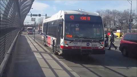 CTA 7900-Series Nova LFS buses in action (02-19-17)