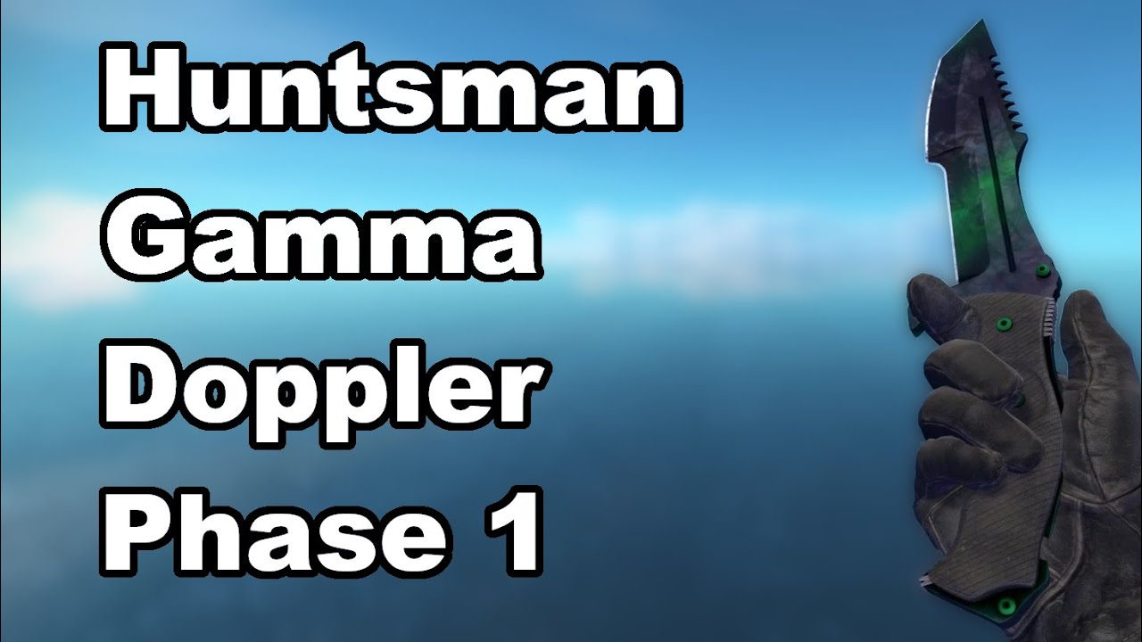 Huntsman Knife Gamma Doppler (Phase 1) CSGO Skin Showcase YouTube