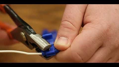How do you use a tap splice connector?