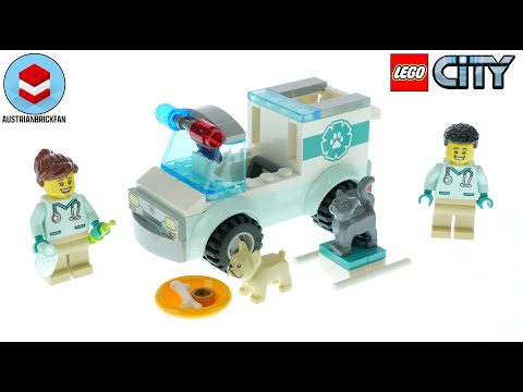 LEGO City 60382 Vet Van Rescue - LEGO Speed Build Review