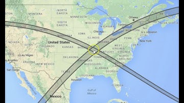 58 X Marks the Spot  Paths of Two Rare Solar Eclipses Cross Over New Madrid Fault Region