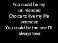 Muse-Unintended (Lyrics)