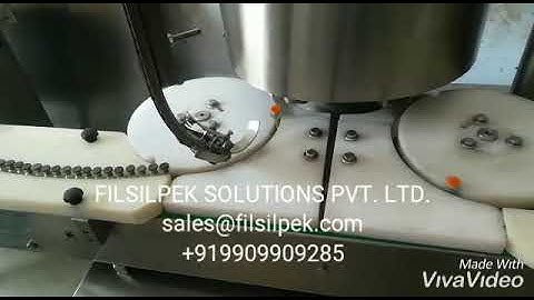 #Automatic #crimping #capping machine, #sealingmachine, #capsealing - Filsilpek - +919054294961