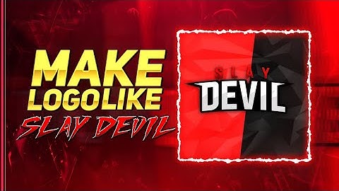 How to make logo like slaydevil | make beat sync like slaydevil | Make Logo Like SlayDevil |