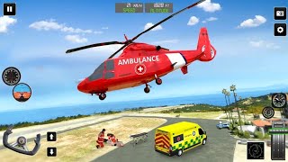 Helicopter Ambulance Game  | Heli Ambulance Simulator Game  | Android iOS Gameplay | Ambulance screenshot 2