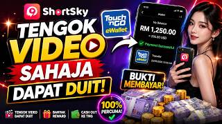 1 APLIKASI TENGOK VIDEO!  DUIT RM500 KE TOUCH N GO EWALLET 🔥 TERBARU 2025 SHORT SKY APP screenshot 1