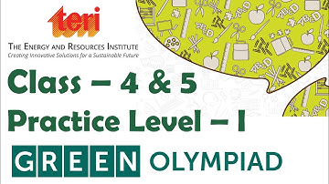 Green Olympiad Sample Paper Class 4 and 5 Teri 2023-24