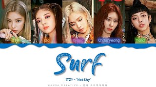 ITZY - &#39;Surf&#39; Lyrics Color Coded (Han/Rom/Eng)