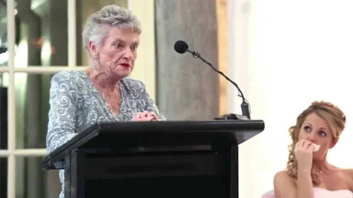 Bride's Grandmother Hilariously Tells a Dirty Joke at Wedding Reception