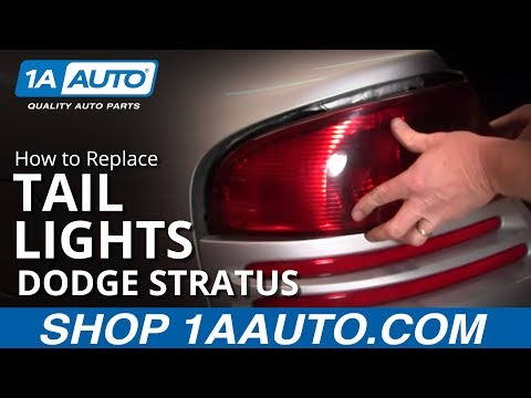 How to Replace Tail Light 01-06 Dodge Stratus