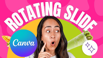 How to create a Rotate Effect in Canva Presentations | Animated Slides Series
