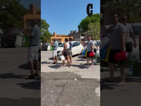 Video Acquedotto di Pesaro, nuova rottura (la terza) in 2 giorni: città ancora senz'acqua.